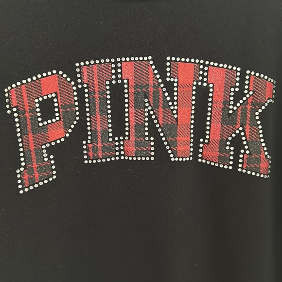 PINK VS Plaid Bling Top - Picture 2 of 8